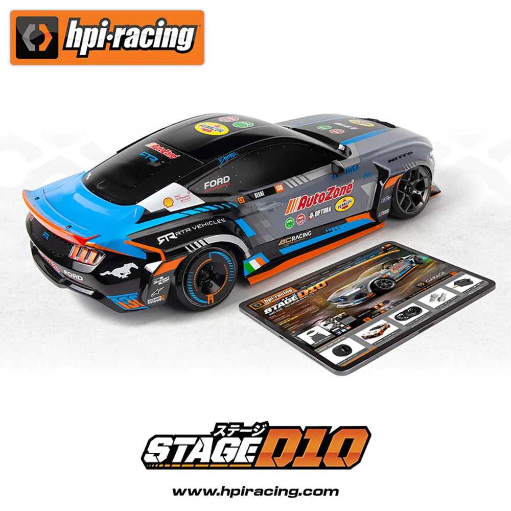 HPI Stage-D10 Flux Ford Mustang GT RTR S650 - J.Deane Brushless - 161007 [PRE-ORDER]