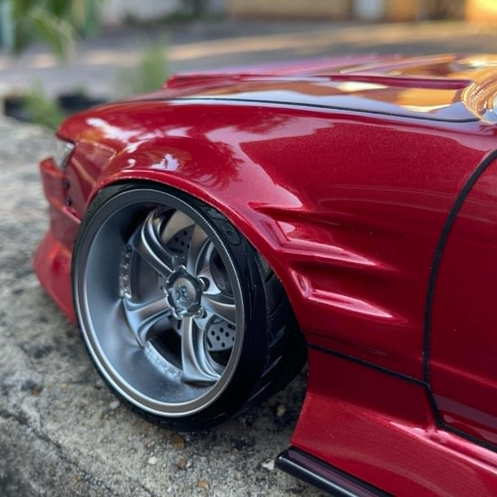 NEW! Addiction-RC 2024 V8 Naoki S13 Body Shell (AD-HB19V8), [RED], Pre-Painted
