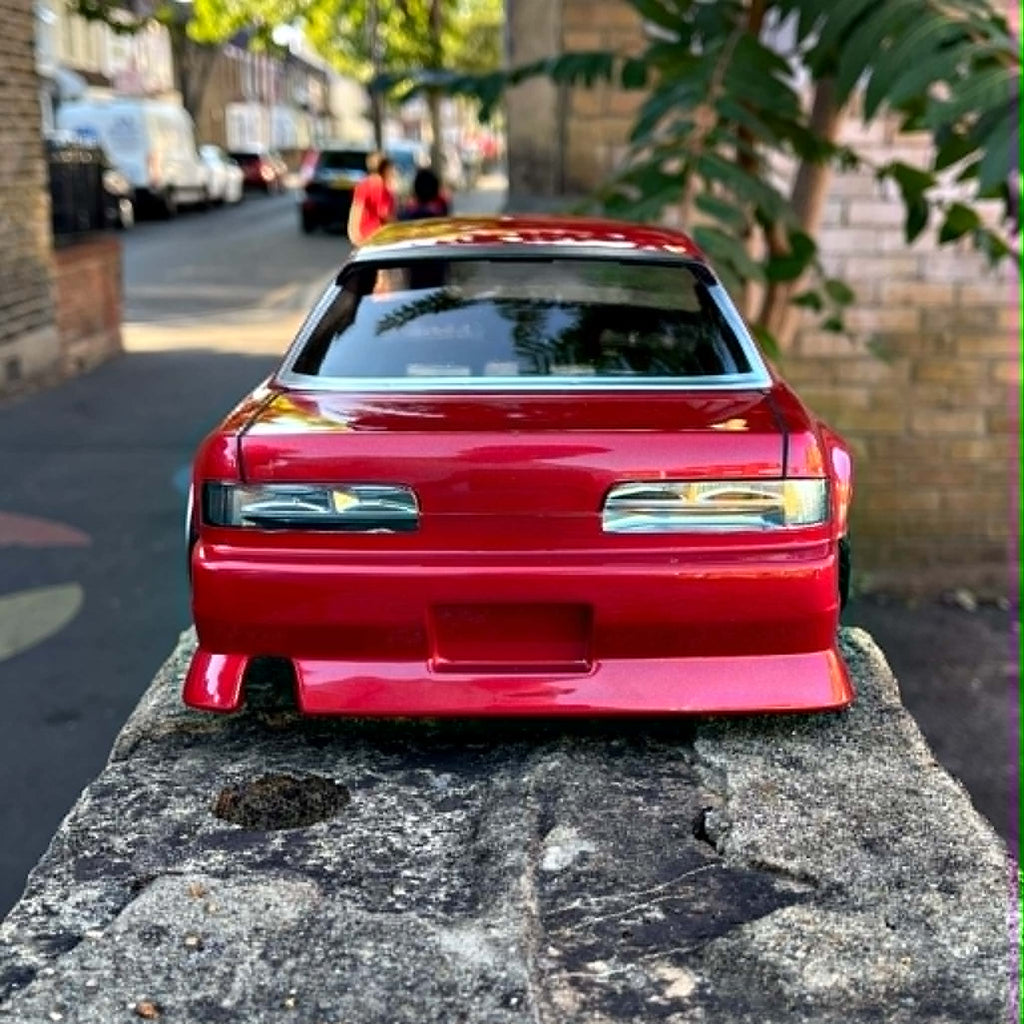 NEW! Addiction-RC 2024 V8 Naoki S13 Body Shell (AD-HB19V8), [RED], Pre-Painted