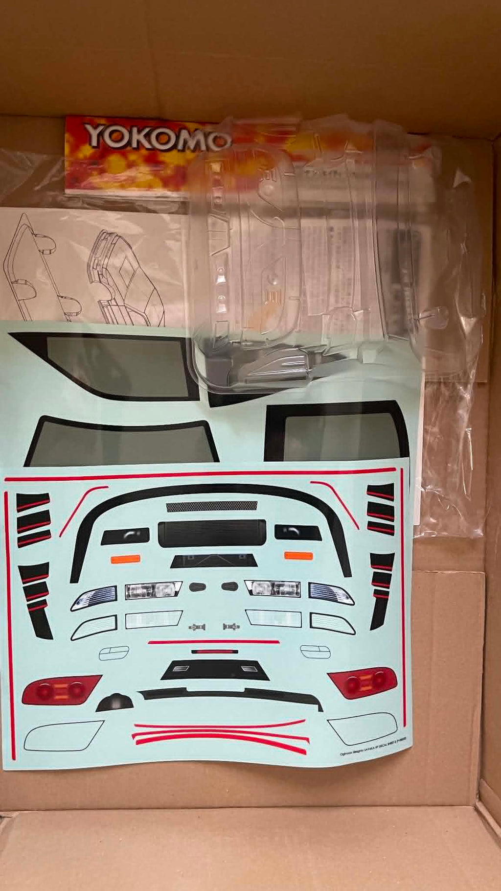 YOKOMO - Sayaka Special Sil80/Sileighty Painted Body Shell - NEW