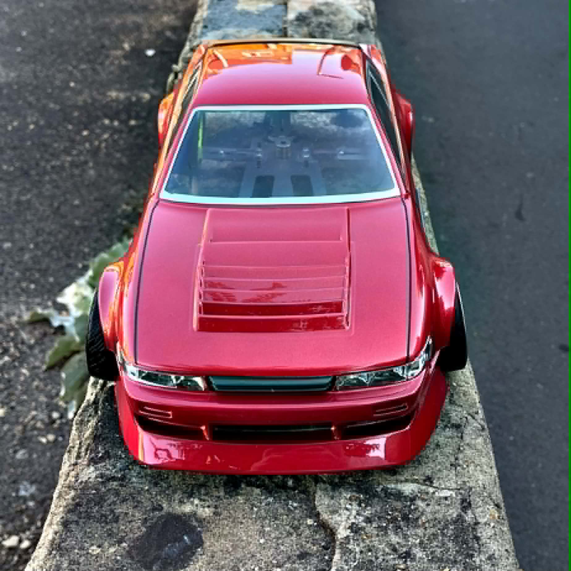 NEW! Addiction-RC 2024 V8 Naoki S13 Body Shell (AD-HB19V8), [RED], Pre-Painted