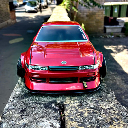 NEW! Addiction-RC 2024 V8 Naoki S13 Body Shell (AD-HB19V8), [RED], Pre-Painted