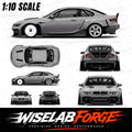 BMW M3 E92 EuroFighter Arlos 24KRC Vector Template