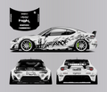 Pre-Cut Bamboo Lab Drift Livery Decal Kit - 1:24 Scale