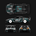 Pre-Cut LBWK GTR R35 RC Drift Livery Kit – WISELAB PRESTIGE SERIES™ LE - Thunder God's