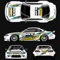 Pre-Cut Silvia S15 RC Drift Livery Decal Kit - Inspired by HKS Genki