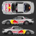 Pre-Cut RX FD-7 RC Drift Livery Decal Kit - MadBull 1:24 Scale