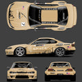 Pre-Cut Silvia S15 RC Drift Livery Decal Kit - Independence day
