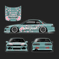 Pre-Cut Stickers Premium Quality Matt Colouring Livery for 1:10 RC Drift Models