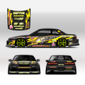 Pre-Cut Front Street Drift Livery Decal Kit - 1:24 Scale (Yellow)