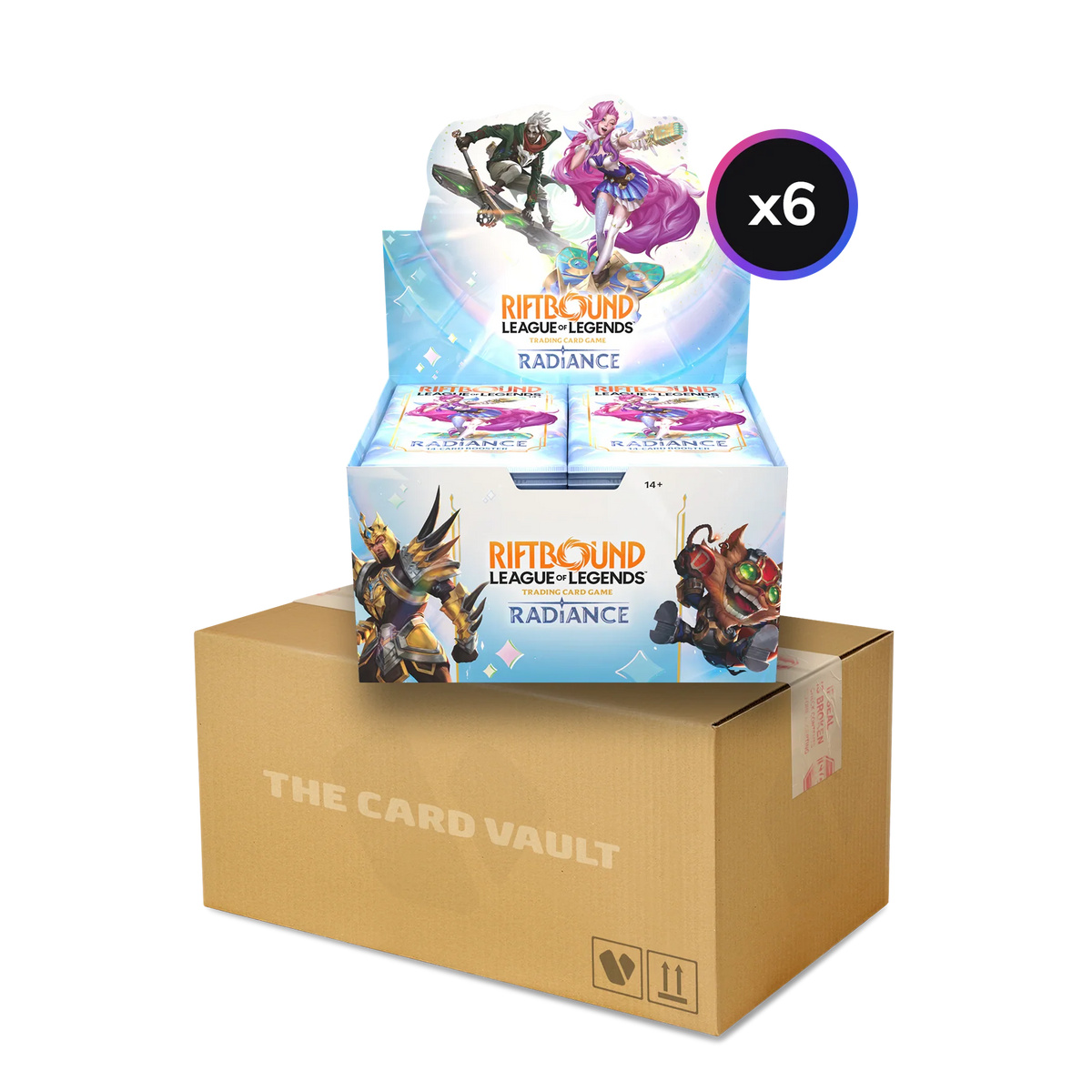 Riftbound: League of Legends TCG - Radiance Booster Case (x6) Booster Boxes [PRE-ORDER] Official ENG