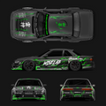 Pre-Cut Silvia S13 OriginLab RC Drift Livery Kit – WISELAB PRESTIGE SERIES™ LE - Thunder God's