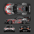 Pre-Cut Supra A90 RC Drift Livery Decal Kit - Wiselabforge Flame