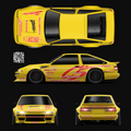 Pre-Cut 2022 CS Garage AE86 Alt Art RC Drift Livery Kit