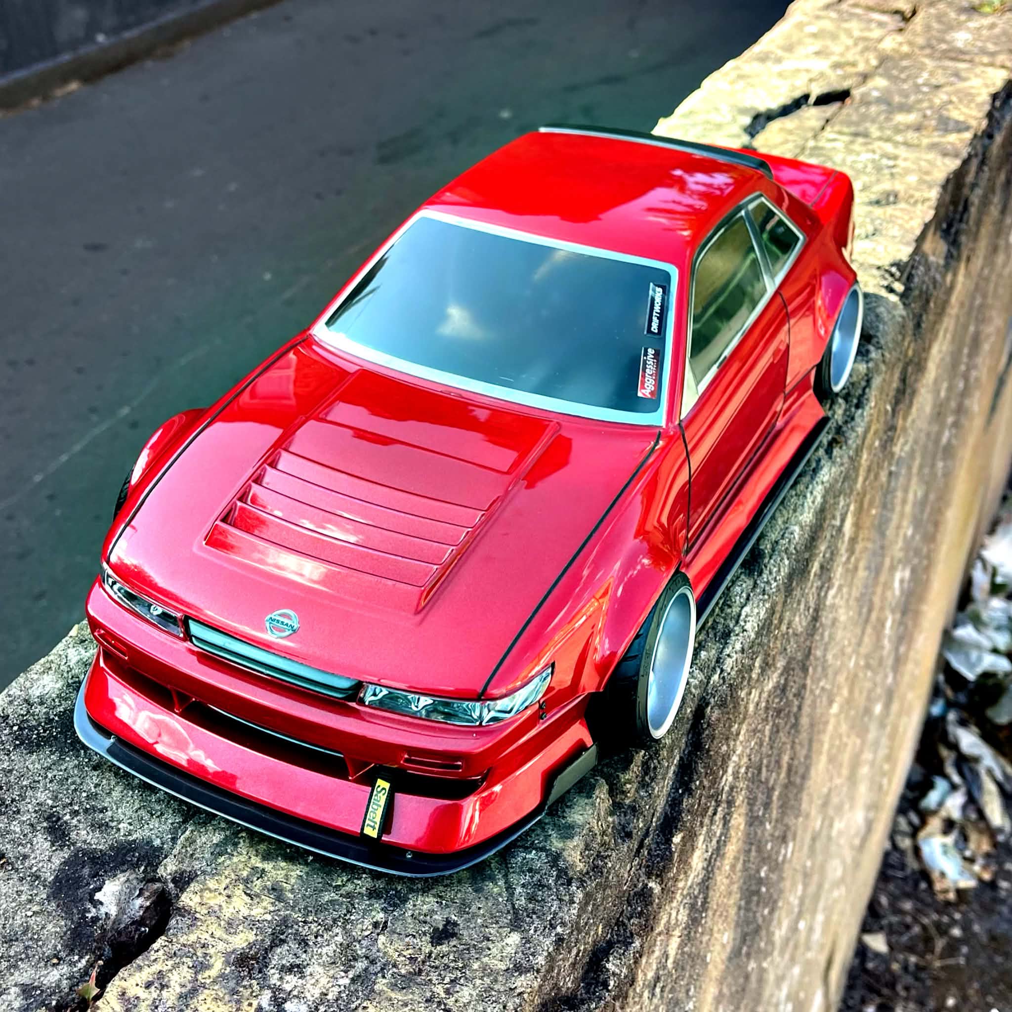 NEW! Addiction-RC 2024 V8 Naoki S13 Body Shell (AD-HB19V8), [RED], Pre-Painted