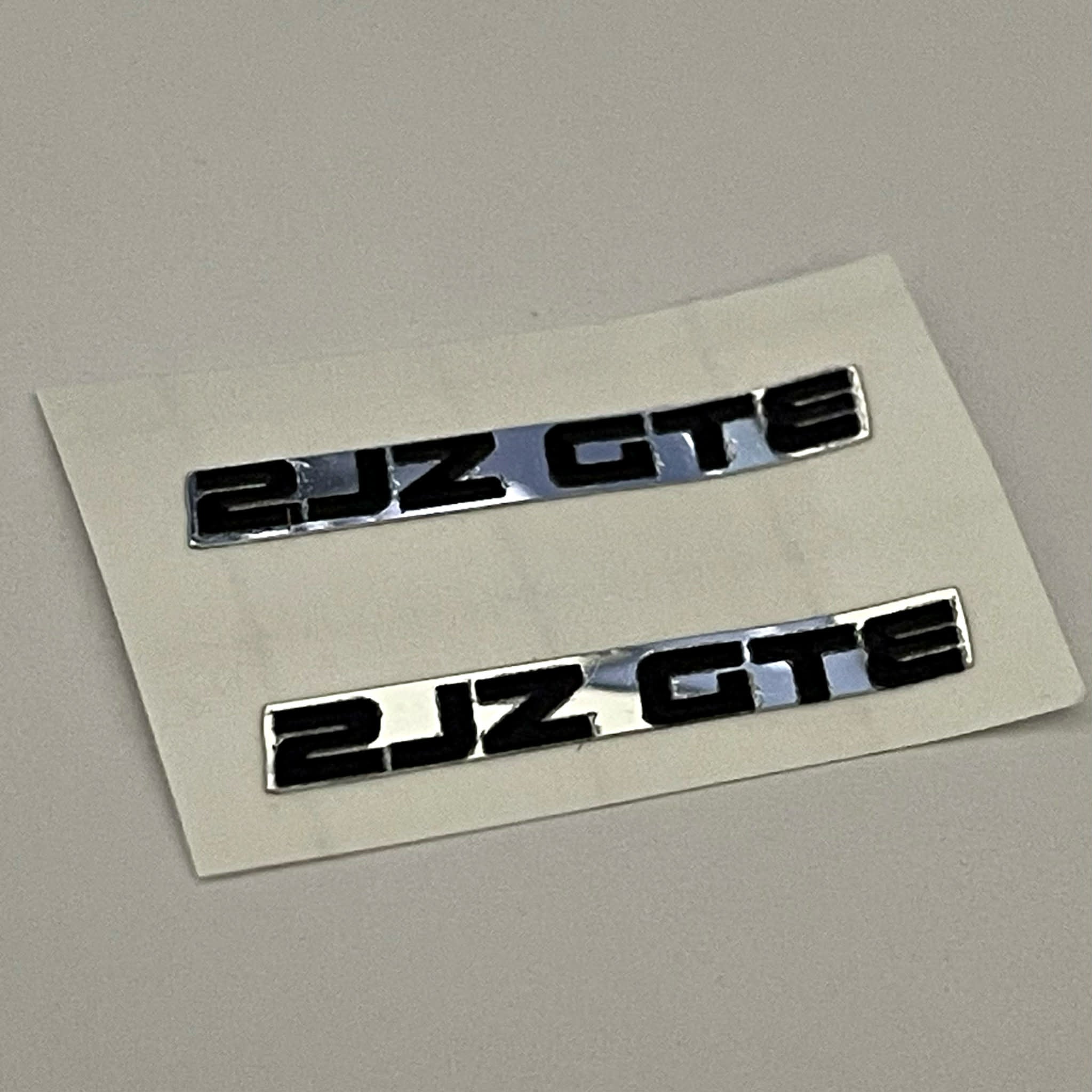 RC Scale Model Badges - 3D Decals with Chrome for 1:10 2JZ GTE