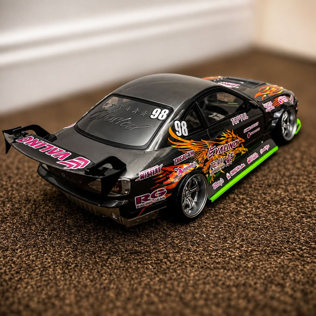 NEW! Addiction-RC Silvia S15 Body Shell (AD-HB19V8), Pre-Painted w/livery