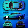 Vinyl Livery Maskings for Paint Jobs 1:10 Scale Falken