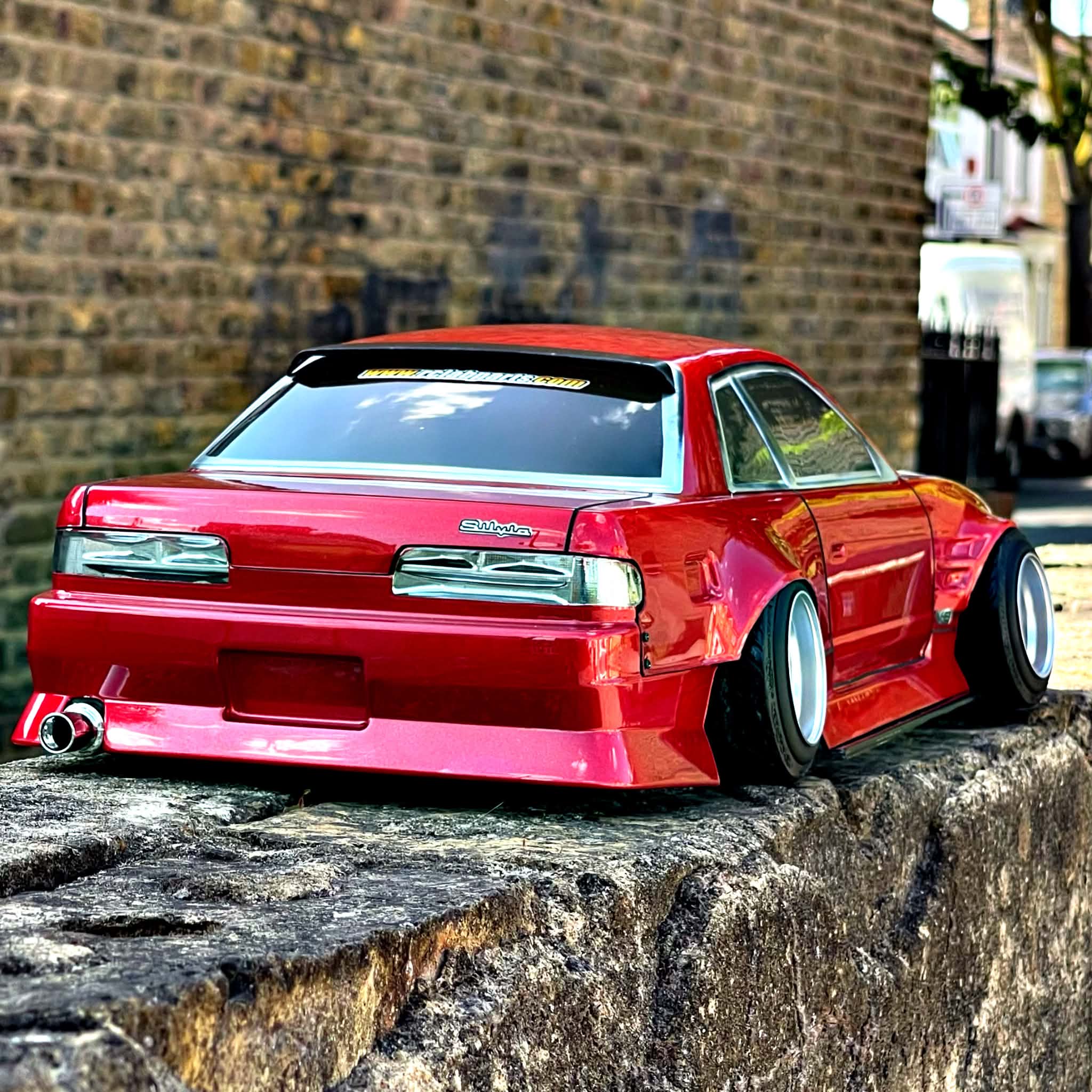 NEW! Addiction-RC 2024 V8 Naoki S13 Body Shell (AD-HB19V8), [RED], Pre-Painted