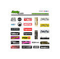 LIMEFILMS-RC EDITION - SLAP STICKERS PACK FOR RC CARS 1/10